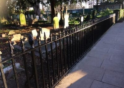Railing Repairs St. James Church Enfield 1