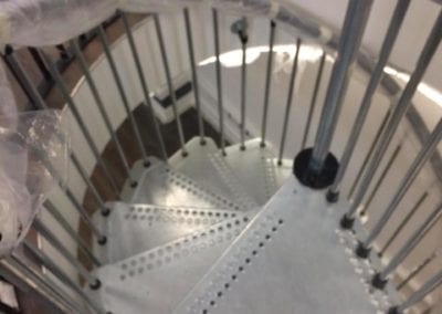 Metal Spiral Staircase for Historic London Building 3