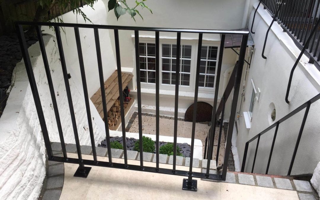 BESPOKE RAILINGS, HANDRAIL AND GATE ARCH, LONDON NW3