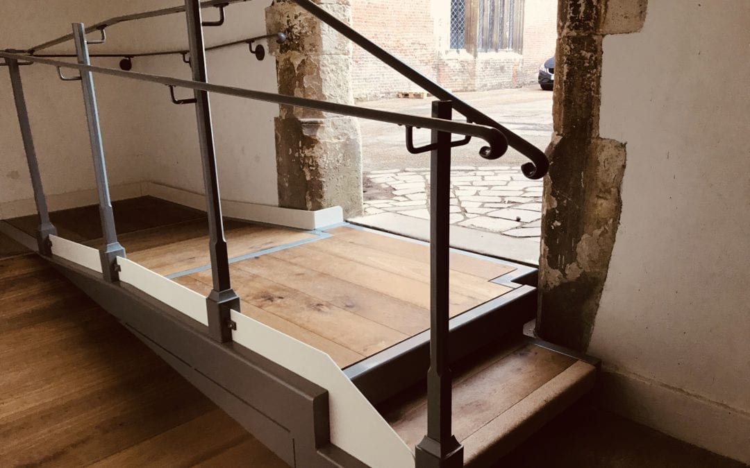 Ramp for the Royal Tennis Court at Hampton Court Palace