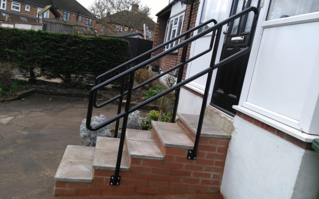 New Handrails for Front Entrance Steps, Chingford, London E4