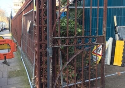 Gate Repairs, Grade II Listed St. John the Baptist, Hoxton, London N1