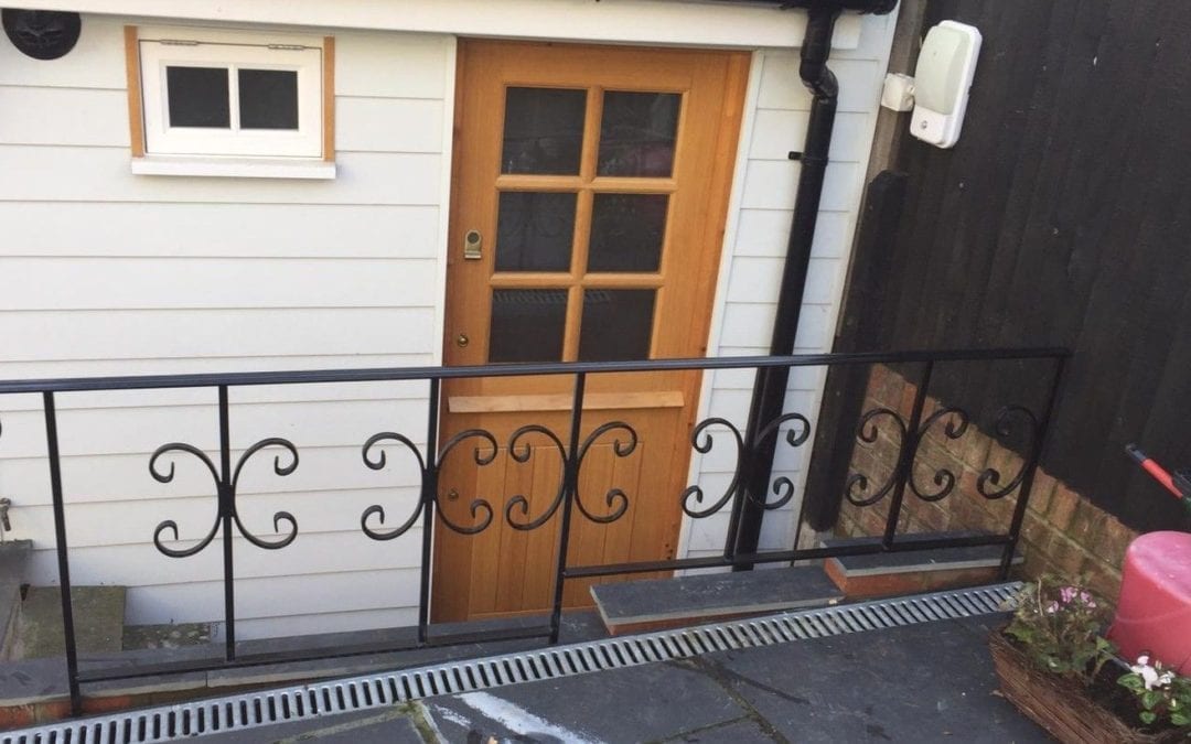 New Metal Railing for Car Parking Area, Loughton, Essex