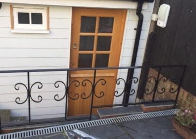 New Metal Railing for Car Parking Area, Loughton, Essex 1