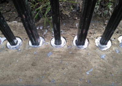 Second Major Railing Repair Project, Grade II Listed St. James' Church, Enfield 4