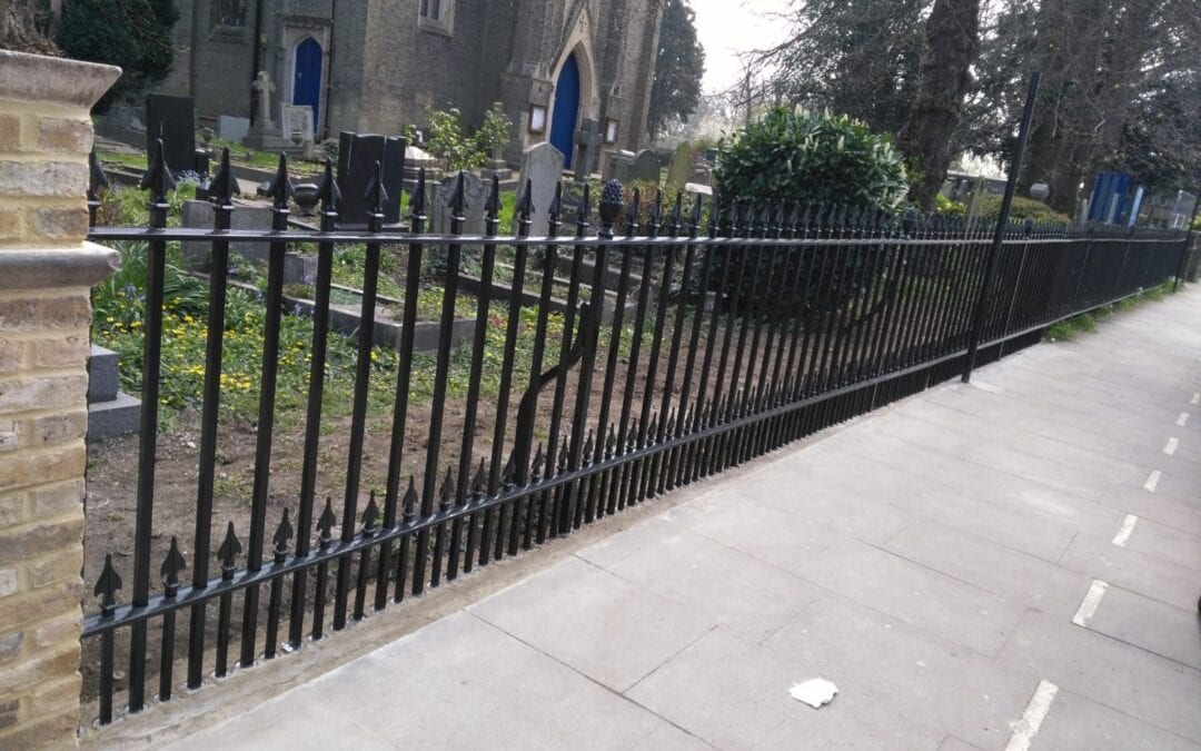 Second Major Railing Repair Project, Grade II Listed St. James’ Church, Enfield