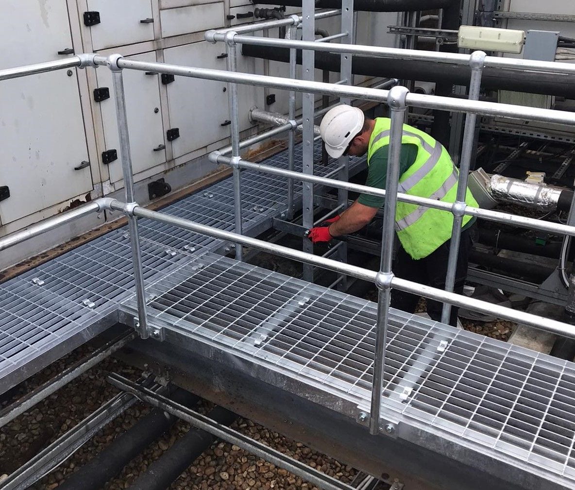 Walkways, Platforms and Cat Ladders, Homerton Hospital, London E9 5