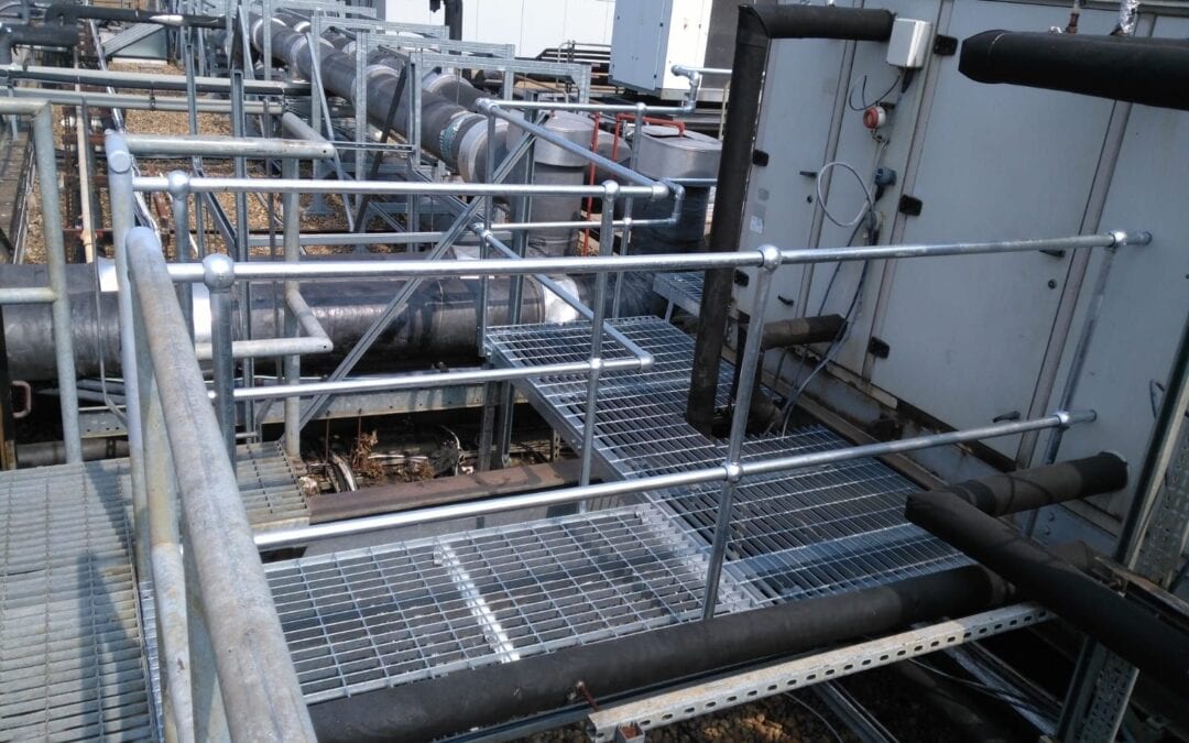 Walkways, Platforms and Cat Ladders, Homerton Hospital, London E9