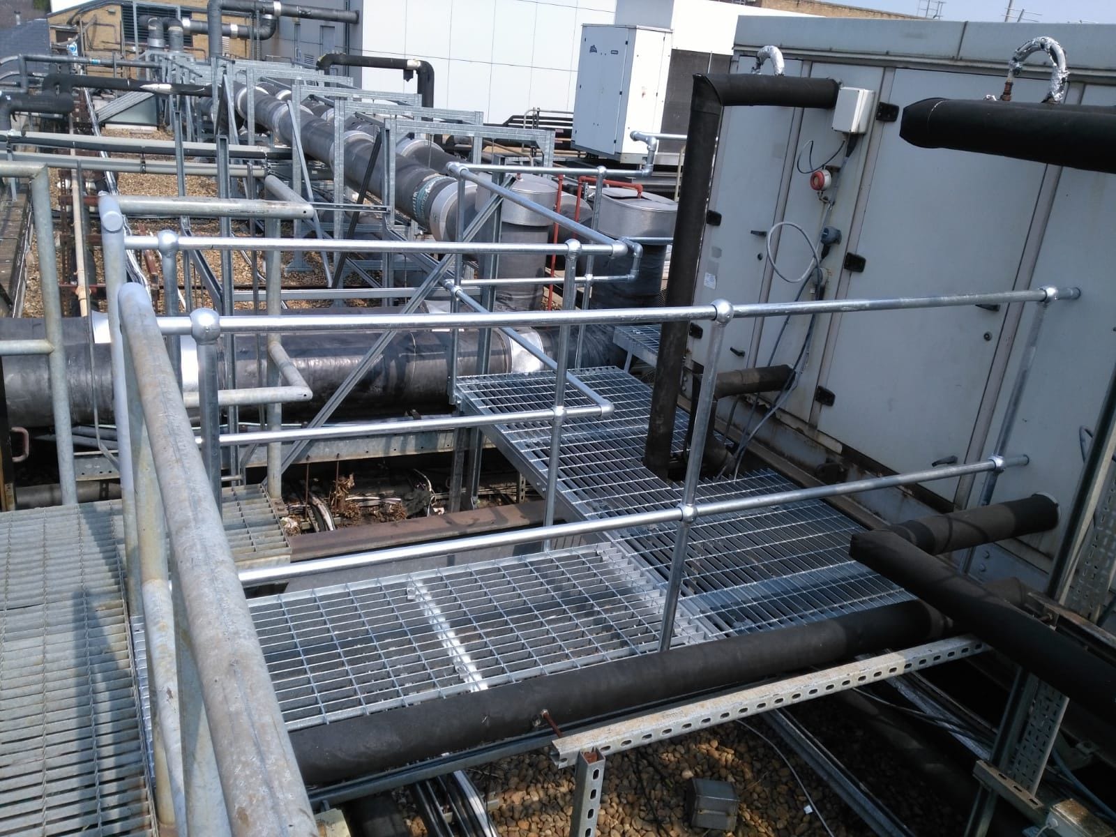 Walkways, Platforms and Cat Ladders, Homerton Hospital, London E9 1