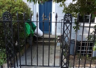 New Gate, Gate Column, Backstays and Railings, Canonbury, London N1