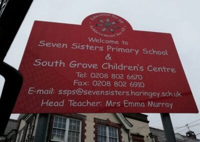 Fire Escape Inspection, Seven Sisters Primary School, Tottenham, London N15