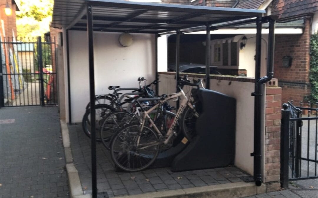 New Bike Shelter, Bancroft’s School, Woodford Green, Essex