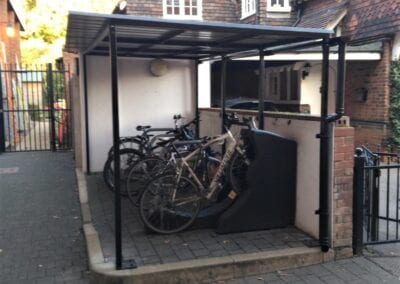 Bancrofts bike shed 2