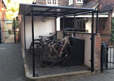 New Bike Shelter, Bancroft’s School, Woodford Green, Essex 1