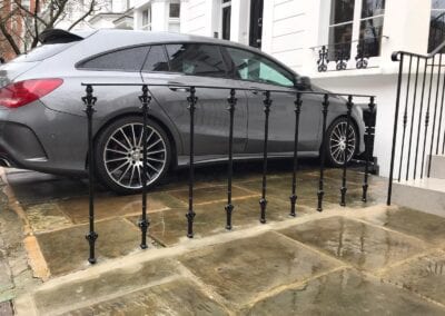 New Metal Railings, Kensington, London W8 1