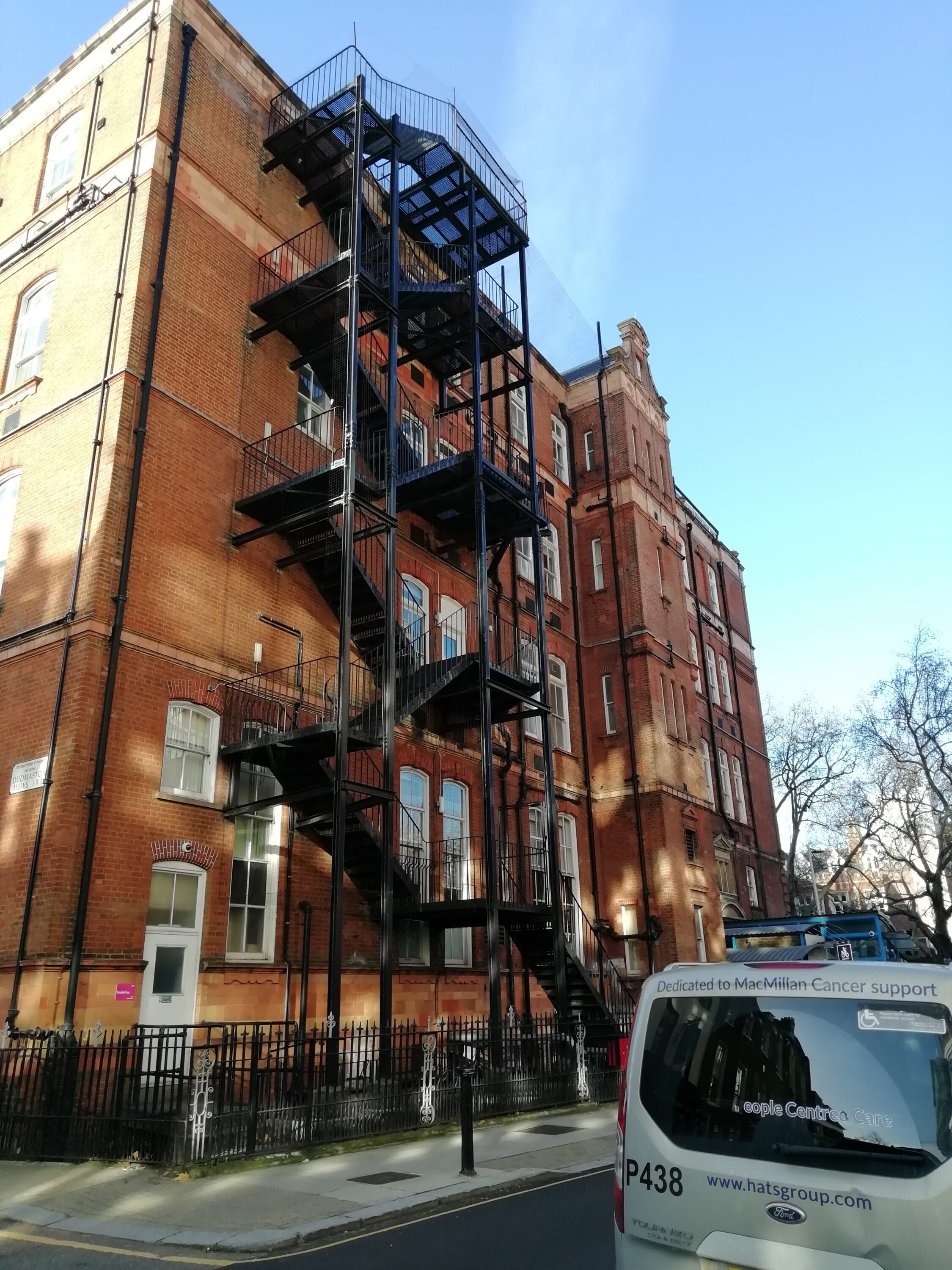 Inspection of 3 Fire Escapes, Royal Brompton Hospital, London SW3 1