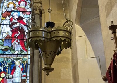 Brass Chandelier for Victorian Church in Kent