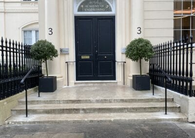 New Entrance Handrails for The Royal Academy of Engineering, London SW1