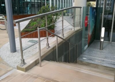 New Stainless Steel Railings, Paddington, London W2 1