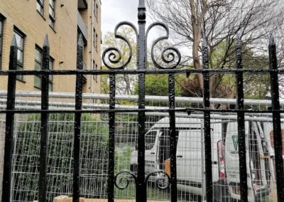 Railing Repairs, Old Paradise Gardens, Lambeth, London SE1 1