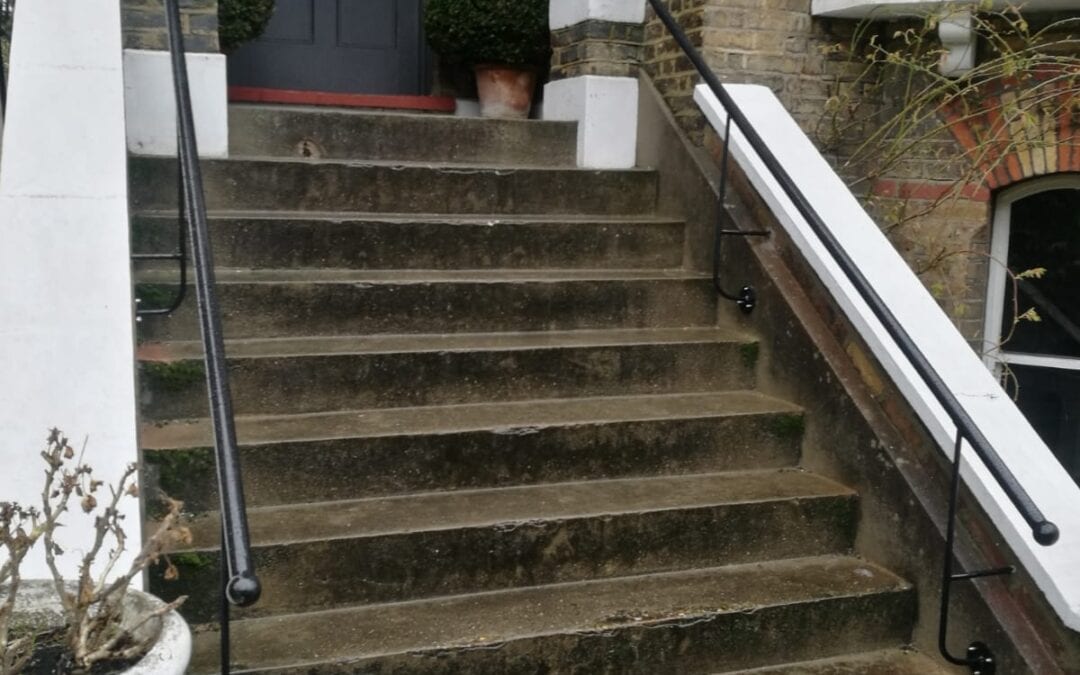 New Entrance Handrails, Stoke Newington, London N16