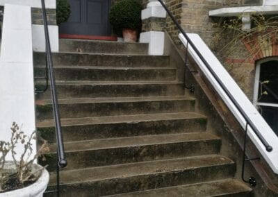 New Entrance Handrails, Stoke Newington, London N16 1