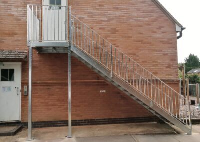 Replacement Fire Escape for Knowl Hill School, Pirbright, Surrey