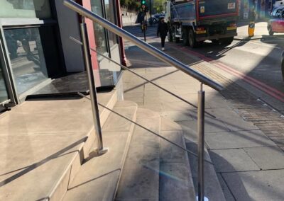 Stainless Steel Handrail, London EC2 1