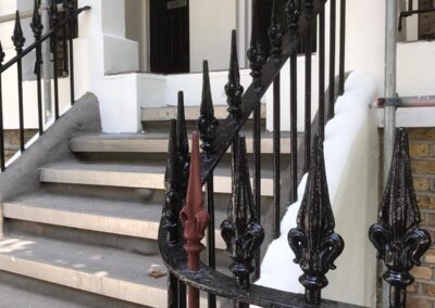 Replacement of 86 Railing Bars, Bethnal Green, London E2 1