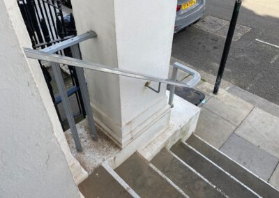 New Entrance Handrails, Almeida Theatre, Islington, London N1 3