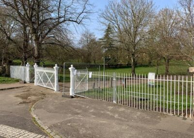 Gate & Railing transformation, Great Linford Manor Park, Milton Keynes, Buckinghamshire 1