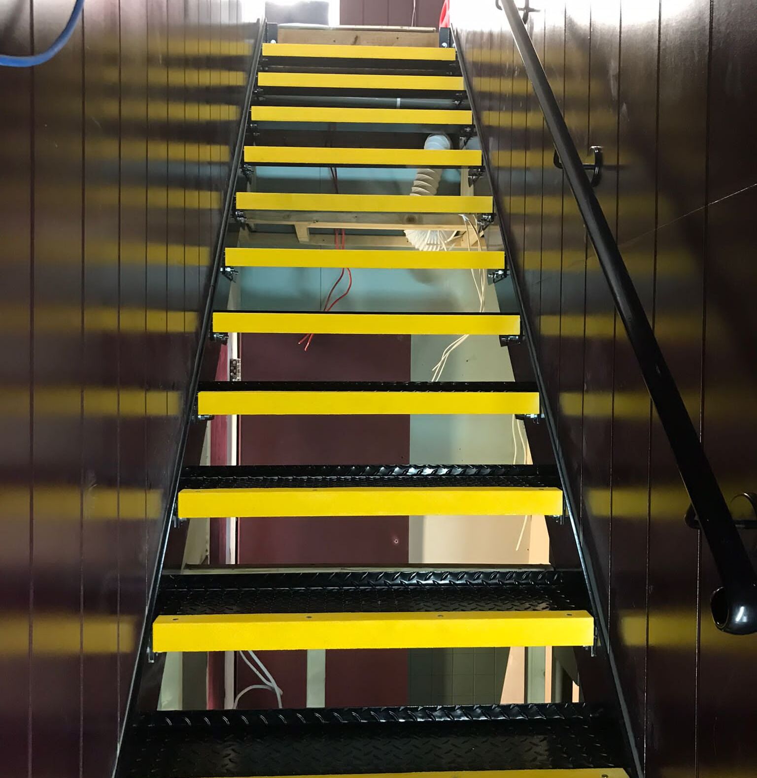 New internal basement stairs, London EC4