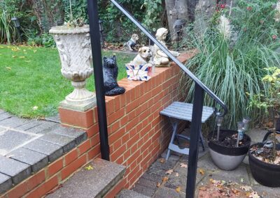 New Front and Back Garden Handrails, Chingford, London 2