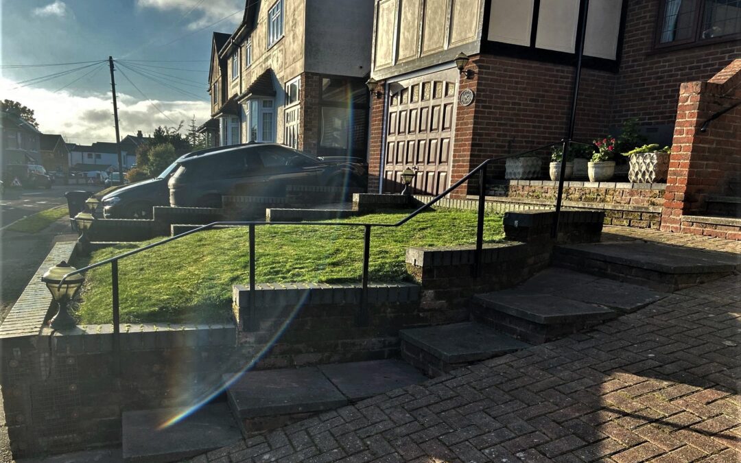 Attractive and Practical. New Handrail, Theydon Bois, Essex