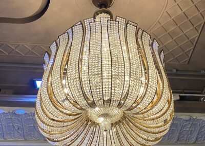 Restoration 1920s Chandelier, JW Marriott Grosvenor House Hotel, London