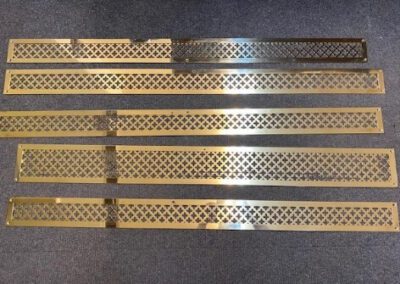 Bespoke Brass Floor Grilles For Historic London Building