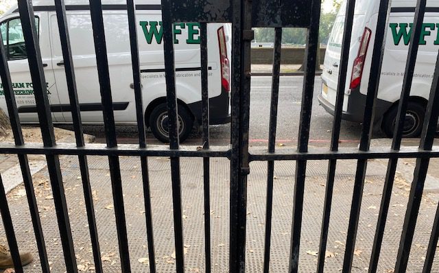 Gate Repairs, Chelsea Physic Garden, London SW3