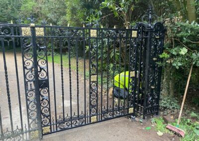 Repair of Damaged Gate and Gate Column, Grade II Listed Property, Hagley, Worcestershire 3