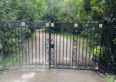 Repair of Damaged Gate and Gate Column, Grade II Listed Property, Hagley, Worcestershire 2