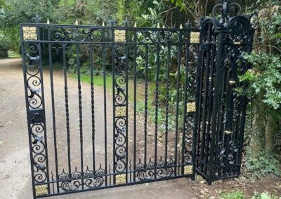 Repair of Damaged Gate and Gate Column, Grade II Listed Property, Hagley, Worcestershire