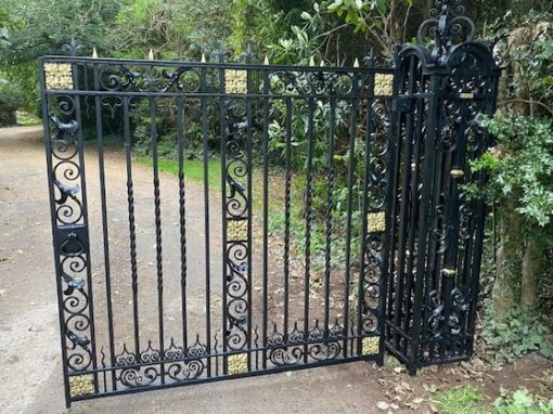 Repair of Damaged Gate and Gate Column, Grade II Listed Property, Hagley, Worcestershire