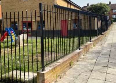 New Railings and Gate, St. Christopher’s Church, London W7 1