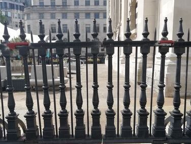 Extensive Gate & Railing Repairs, St. Martin in the Fields, Trafalgar Square, London WC2