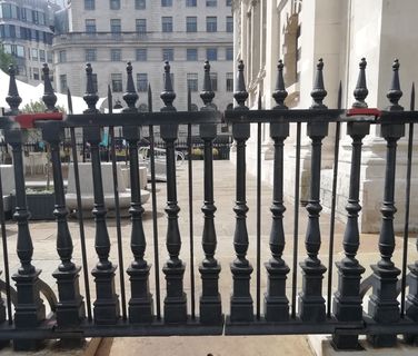 Extensive Gate & Railing Repairs, St. Martin in the Fields, Trafalgar Square, London WC2