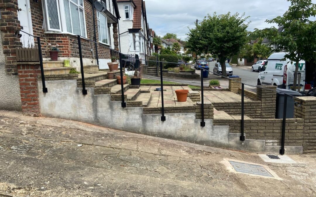 New Entrance Handrail, Mill Hill, London NW7