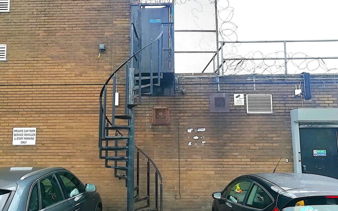 Inspection of Spiral Staircase & Steel Door, Oldham, Lancashire