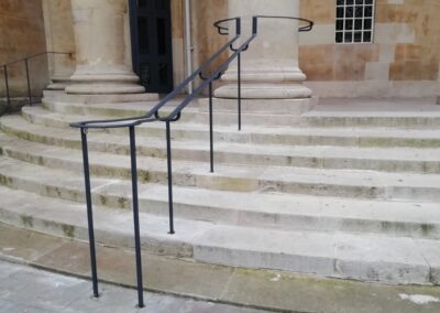 New Portico Handrails, All Souls Langham Place, London W1