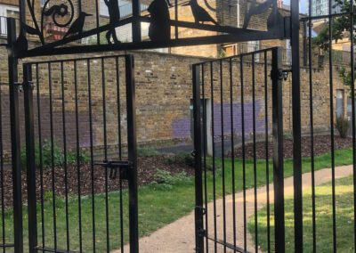 New Gate & Railings, Vauxhall Pleasure Gardens, London SE11