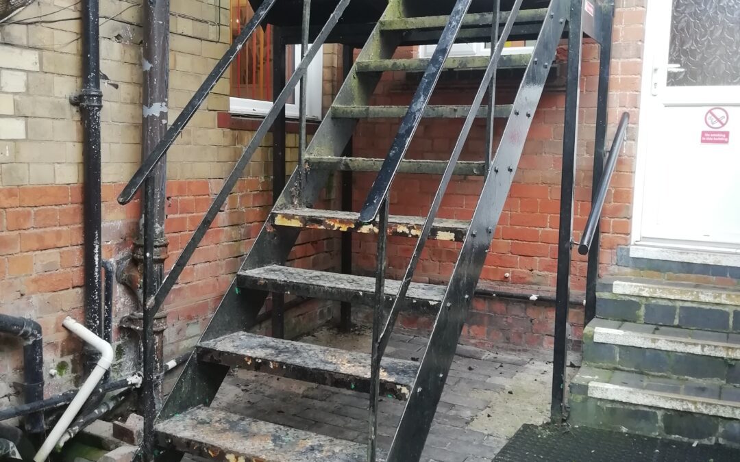 Fire Escape Inspection, Malvern, Worcestershire
