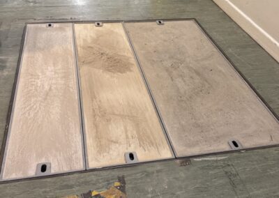 Replacement of Damaged Floor Duct Covers, Dane Street Health Centre, Stevenage, Herts 1